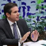 O deputado Hugo Motta – presidente da Câmara