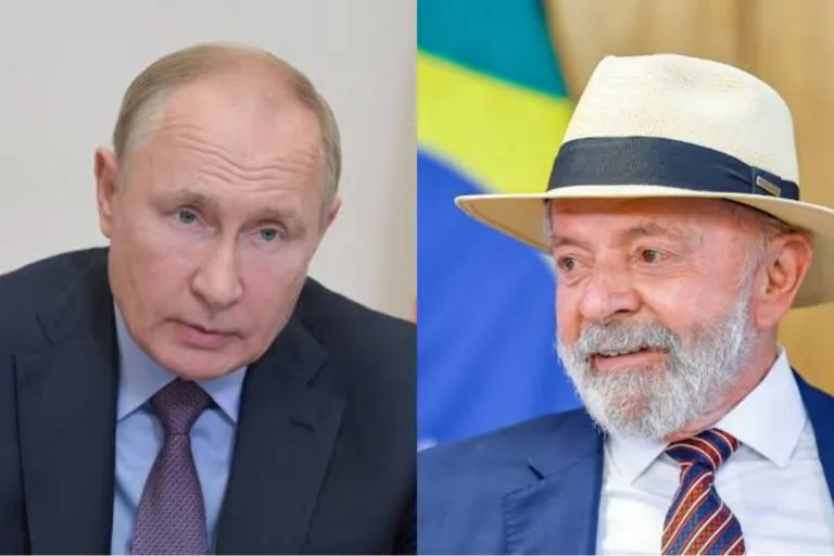 Putin agradece Lula por "esforços pela paz"