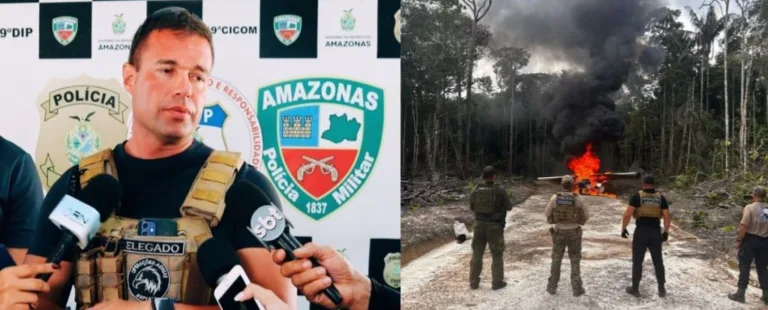 "Prejuízo de aproximadamente R$16 milhões", diz polícia sobre apreensão de helicópteros e 250 kg de drogas no Amazonas