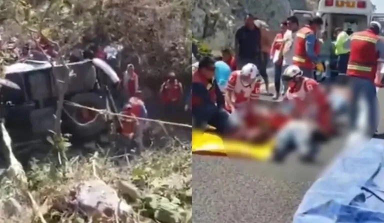 VÍDEO: ônibus capota no México e deixa 11 mortos