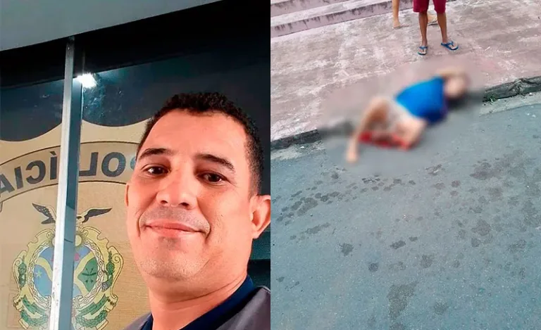 Homem tem perna dilacerada ao ser atingido por motocicleta em Manaus; veja