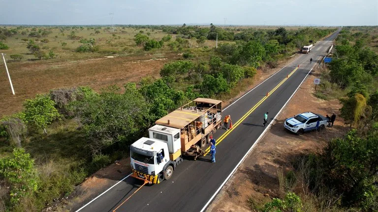 BR-174 em Roraima recebe serviços de restauração em 25 KM