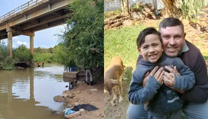 Após jogar filho de ponte, pai manda áudio para ex - (Foto: Reprodução da Internet).