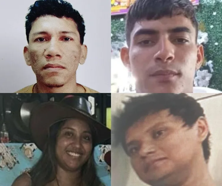 DESAPARECIDOS: polícia divulga foto de quatro pessoas que desapareceram em Manaus