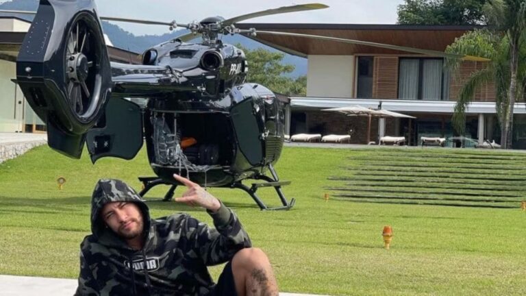 Helicóptero de R$ 50 milhões de Neymar Jr. é impedido de voar por pendência na documentação