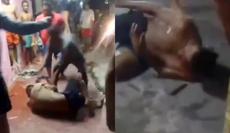 “O braço quebrou”: suspeito de tentar assalto é agredido por populares em Manaus