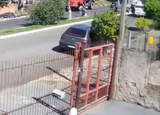 IMAGENS FORTES: Homem com tornozeleira eletrônica é executado a tiros em via pública no RS