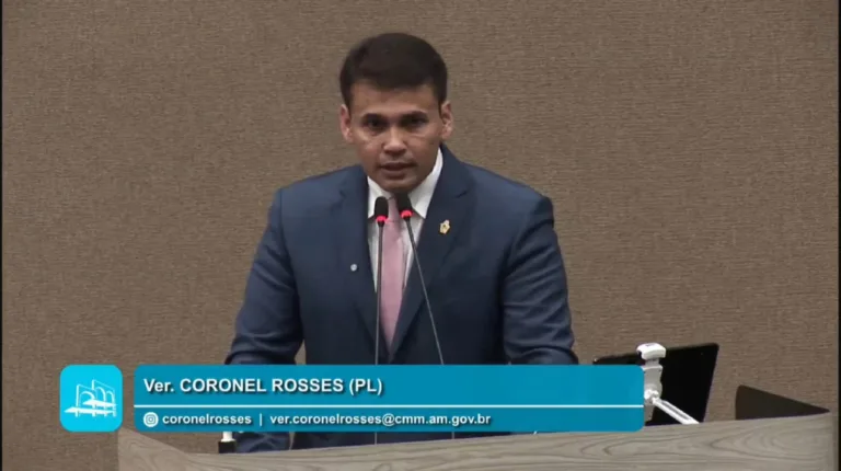 Na CMM, Coronel Rosses compara David Almeida a Nicolás Maduro e convoca pessoas para irem às ruas em protesto