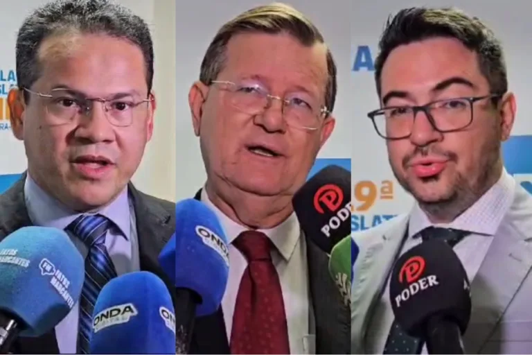 Vereadores Eduardo Alfaia, Zé Ricardo e Rodrigo Guedes - Aumento da passagem de ônibus em Manaus repercute na CMM