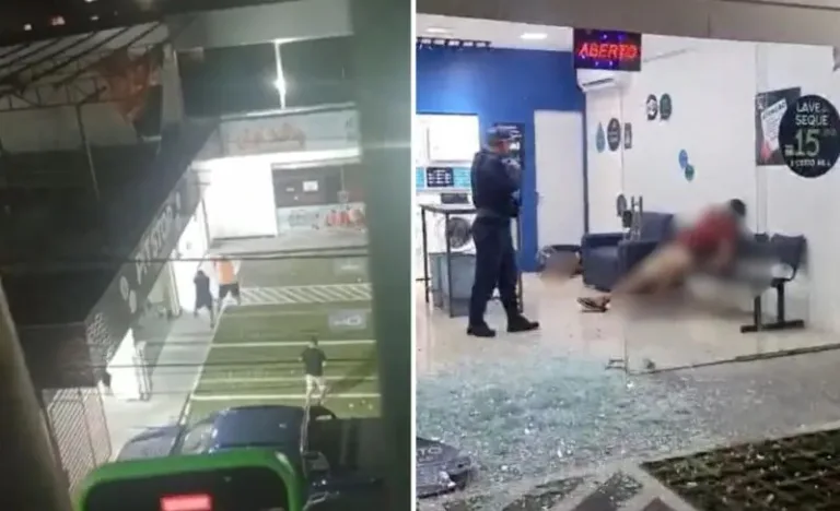VÍDEO: Tiroteio em lavanderia deixa um morto e um ferido no bairro Grande Vitória