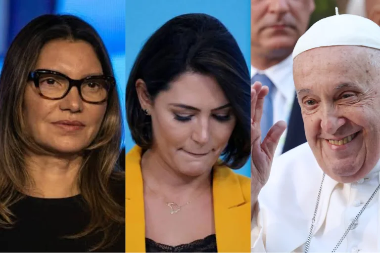 Janja e Michelle Bolsonaro expressam condolências pela morte do Papa Francisco