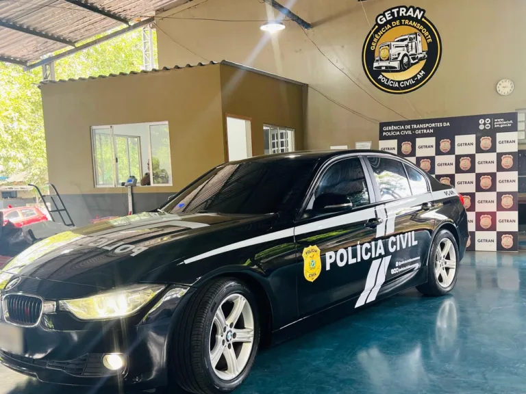 BMW apreendido de criminosos reforça frota da Polícia Civil no Amazonas