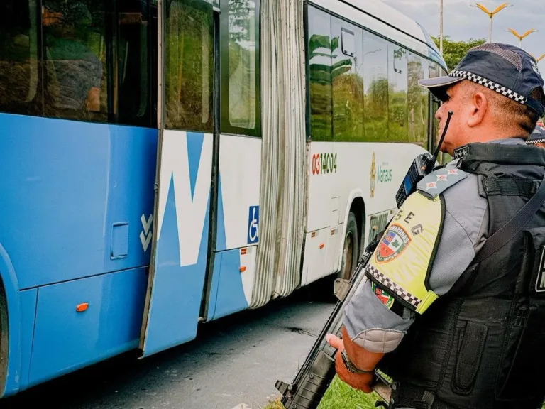 Manaus registra redução de 83% de roubo ao transporte público, diz SSP