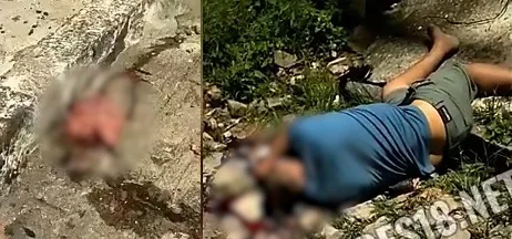 IMAGENS FORTES: Motociclista morre em Olinda após colisão contra poste