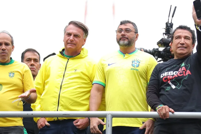 Wilson Lima participa de ato a favor da anistia em SP - (Foto: Divulgação/Instagram).