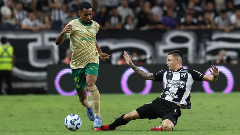 Copa do Brasil: Palmeiras vence o Ceará e larga na frente