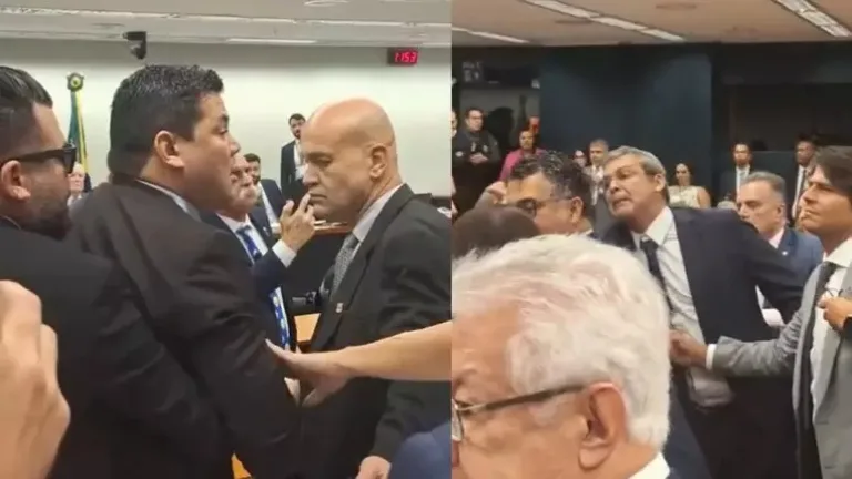 Deputados quase saem no soco e causam tumulto em audiência na Câmara -deputados-Lindbergh-Faria-e-Gilvan-da-Federal