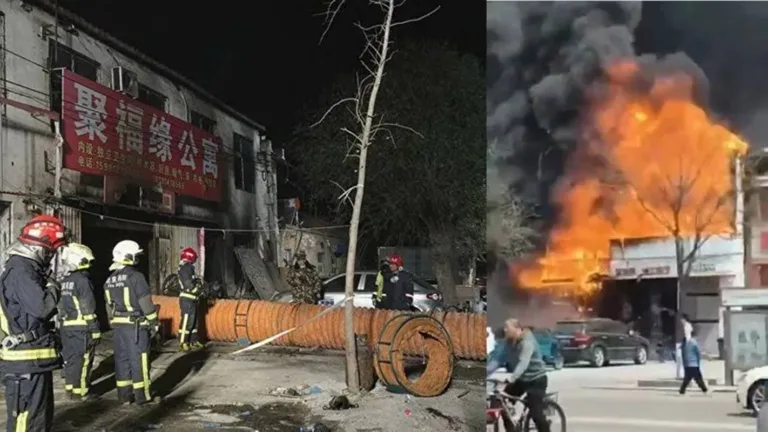 VÍDEO: Incêndio em hotel deixa 22 mortos e vários feridos na China