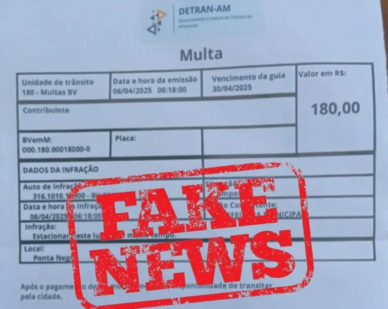 Empresa é denunciada após 'distribuir' multas falsas a motoristas de Manaus