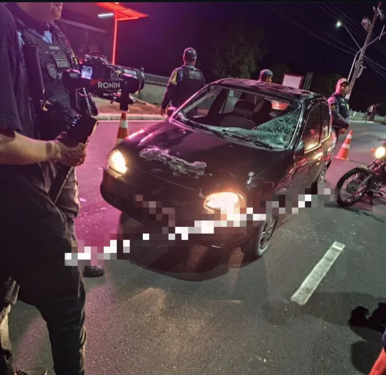 Motorista invade pista e atropela atletas durante corrida em Manaus
