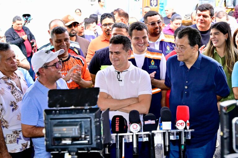 David Almeida agradece emendas de Eduardo Braga e vereadores de Manaus