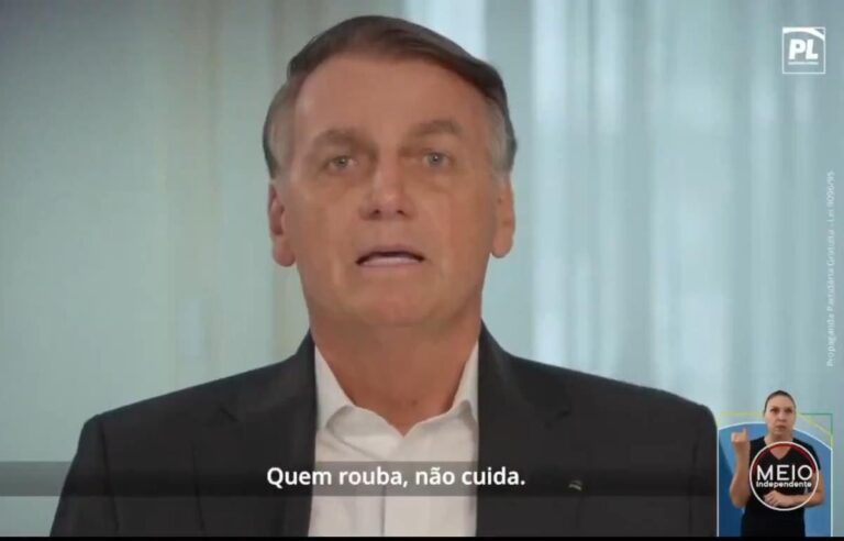 Bolsonaro defende CPI do INSS em propaganda na TV: “Quem rouba, não cuida”