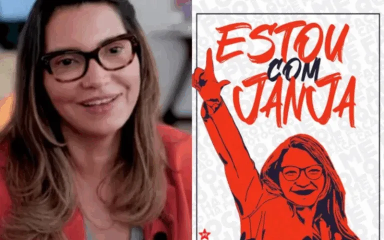 PT lança campanha ‘Estou com Janja’ e internautas reagem: “Apaga que dá tempo”