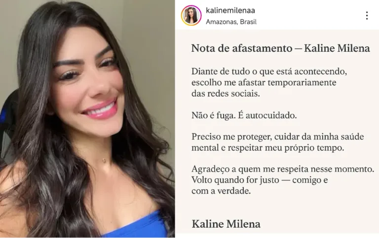 “Sim, eu recuei”: Kaline Milena publica carta aberta sobre desistência de denúncia contra cantor