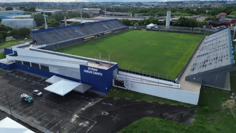 Reforma de R$ 6 milhões do estádio Carlos Zamith é finalizada antes de jogo entre Amazonas e Operário