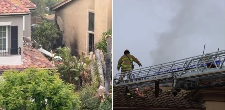 VÍDEO: Avião cai em cima de casa e mata 2 pessoas e um cachorro na Califórnia