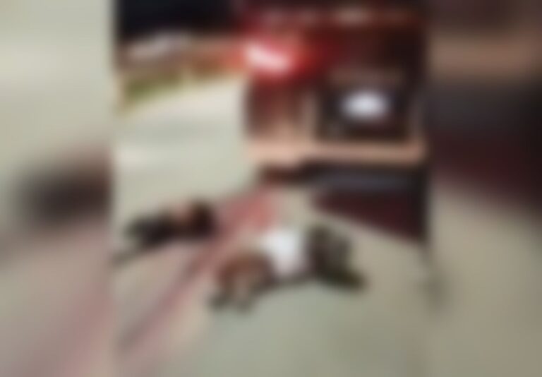IMAGENS FORTES: Motociclista morre partido ao meio em acidente no DF