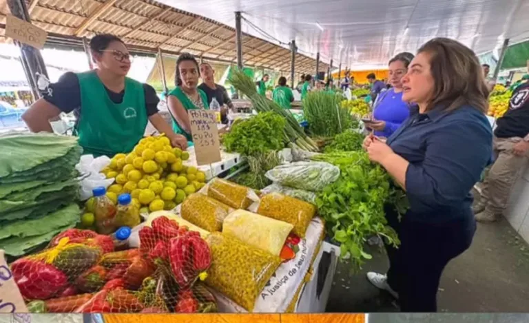 Maria do Carmo esteve em feira de Manaus -(Foto: Reprodução/Instagram).