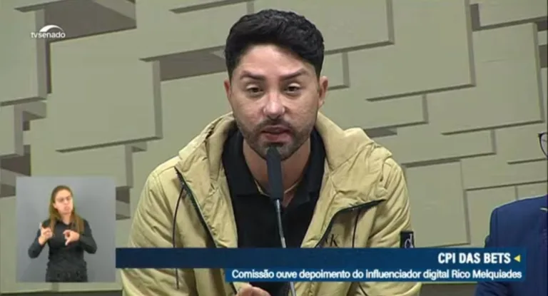 CPI das Bets: "Nunca participei de nada ilegal", diz Rico Melquiades em considerações iniciais no Senado Federal