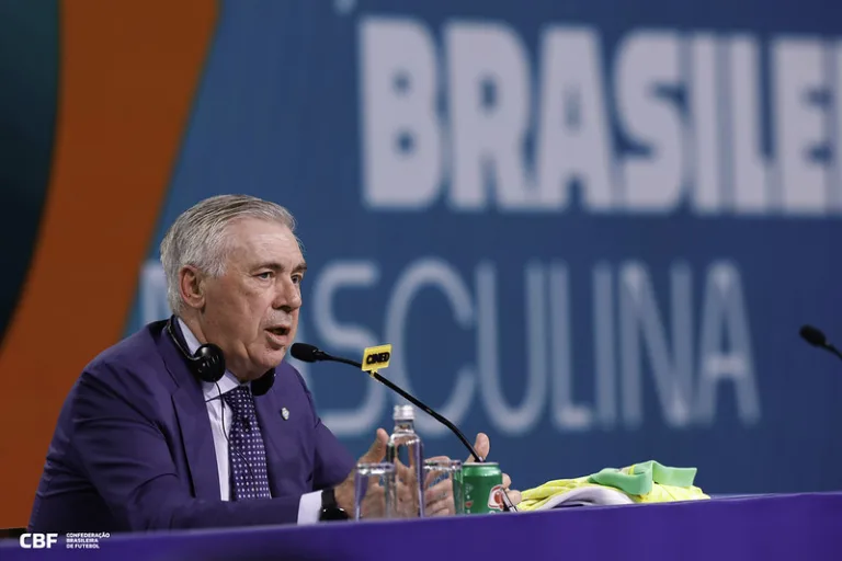 Ancelotti se diz honrado por comandar o Brasil e quer vencer a Copa