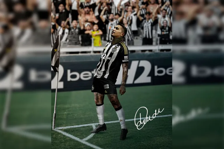 Dudu é o novo contratado do Galo - (Foto: Arte/Atlético-MG).