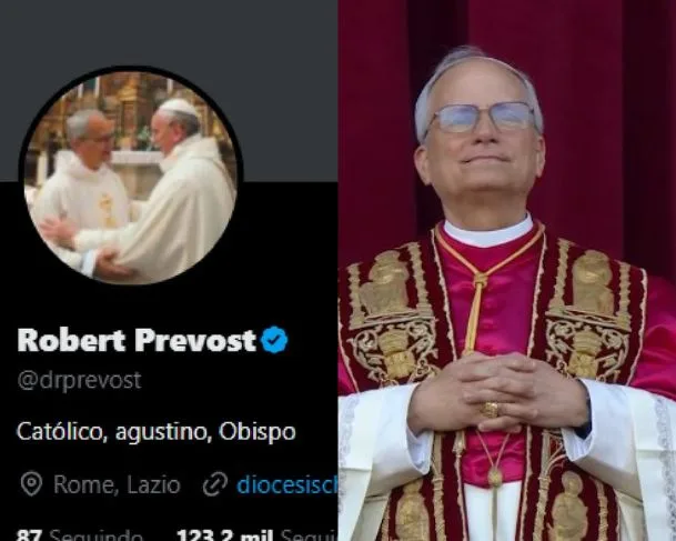 Novo papa possui perfil ativo no X