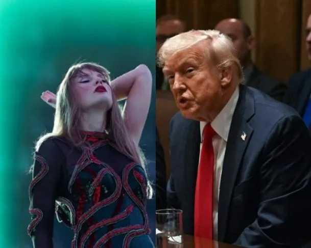 Trump ataca Swift nas redes sociais