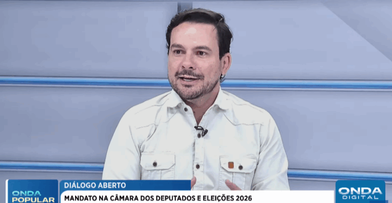 Alberto falou de David no Diálogo Aberto, do Onda Popular - (Foto: Rede Onda Digital).