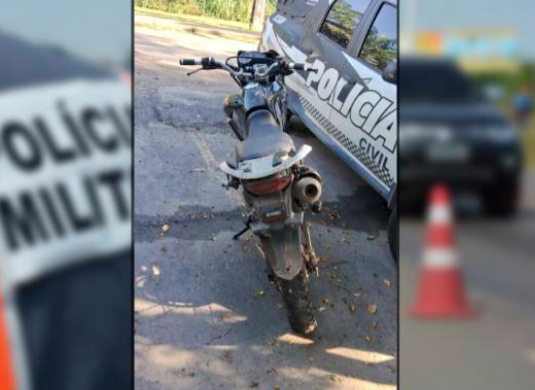 Adolescente de 16 anos é apreendido com moto roubada em Manaus
