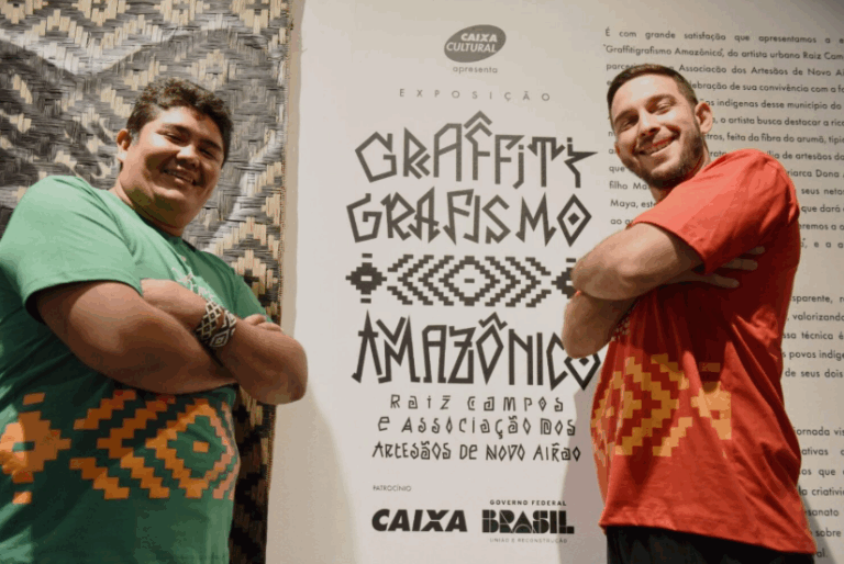 Arte, ancestralidade e graffiti: exposição “Graffitigrafismo Amazônico” ocupa galeria da UFAM até 18 de julho