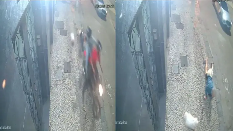 VÍDEO: Idosa é arrastada por ladrões em moto durante tentativa de assalto no Rio de Janeiro