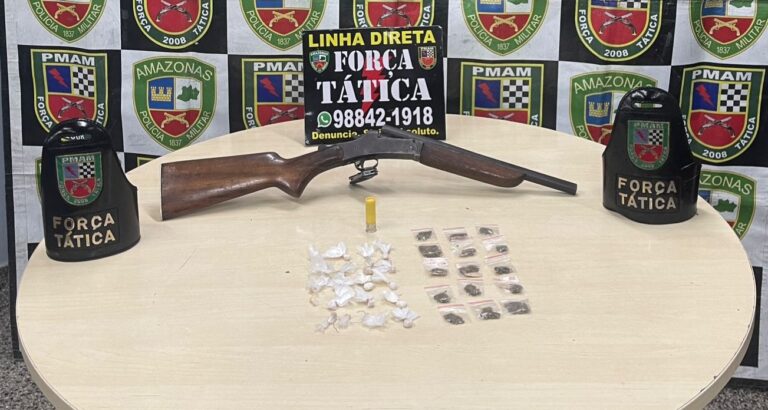 Sete pessoas são presas e drogas são apreendidas em Manaus e no interior