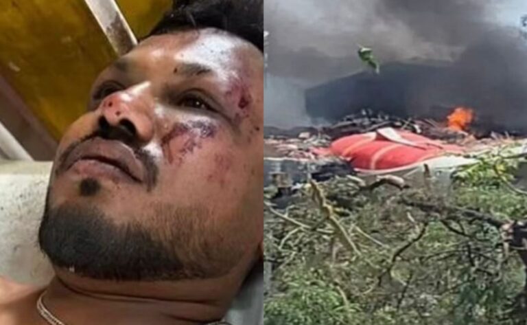 “Corpos por todos os lados”, relata sobrevivente do avião que caiu na Índia