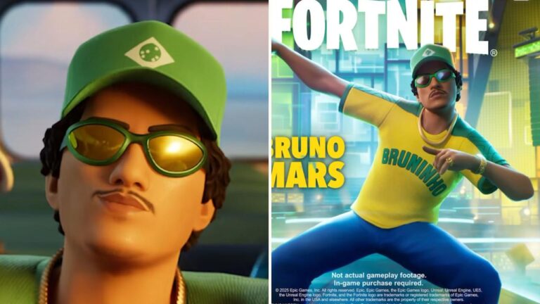 Bruno Mars vira avatar de videogame em vídeo de funk em português