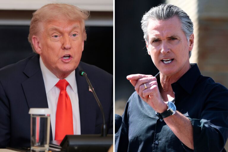 Trump sugere prender governador da Califórnia, que reage: "Autoritário"
