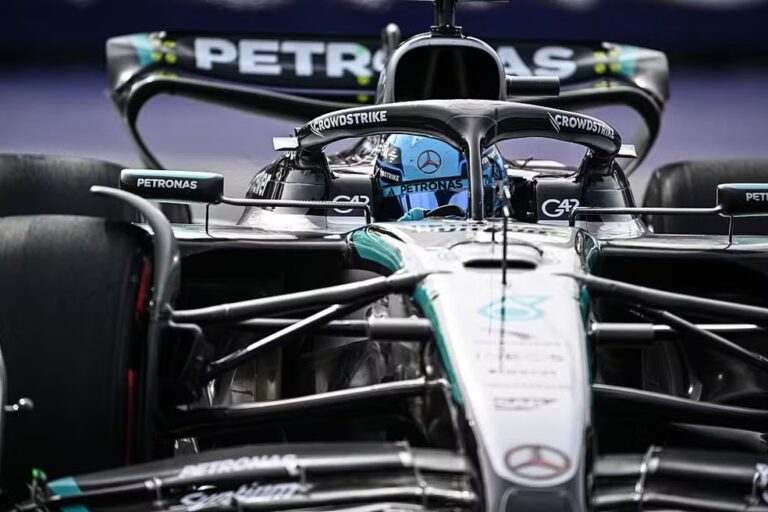 George Russel em segundo treino no GP do Canadá (Foto: Minas Panagiotakis/Getty Images)