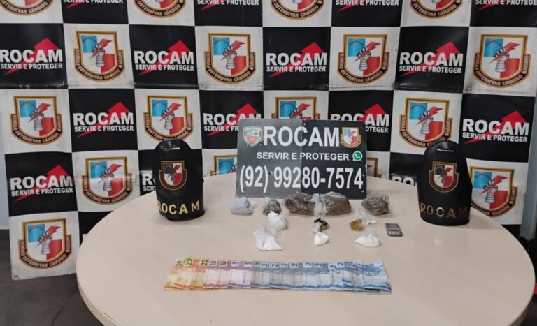 Suspeito de tráfico é preso com drogas e dinheiro em operação no Novo Aleixo