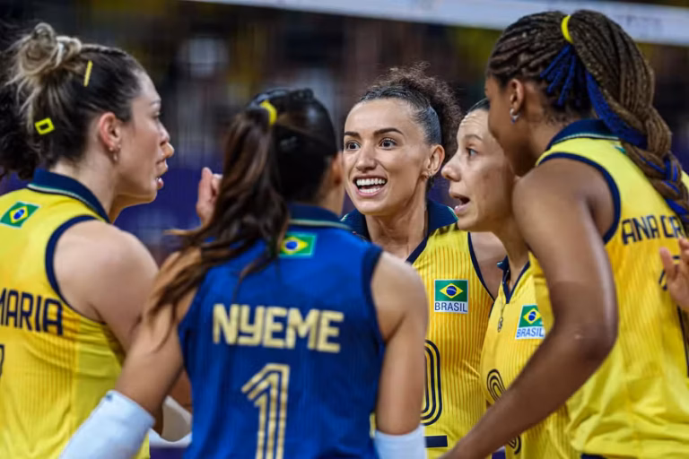 Seleção Feminina de Vôlei vence os EUA por 3 x 0 no segundo jogo da Liga das Nações; veja as datas dos próximos jogos
