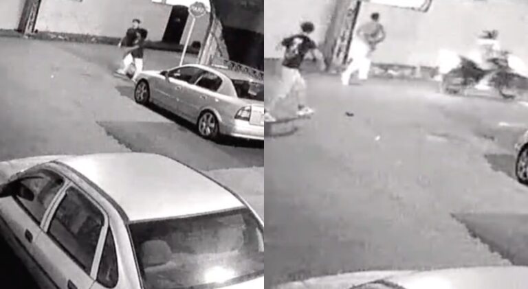 Jovem reage a assalto e agride criminosos com socos e capacetadas em Manaus