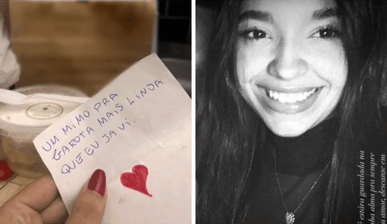 Adolescente morre após comer bolo de pote com recado: "Um mimo para a mais linda"